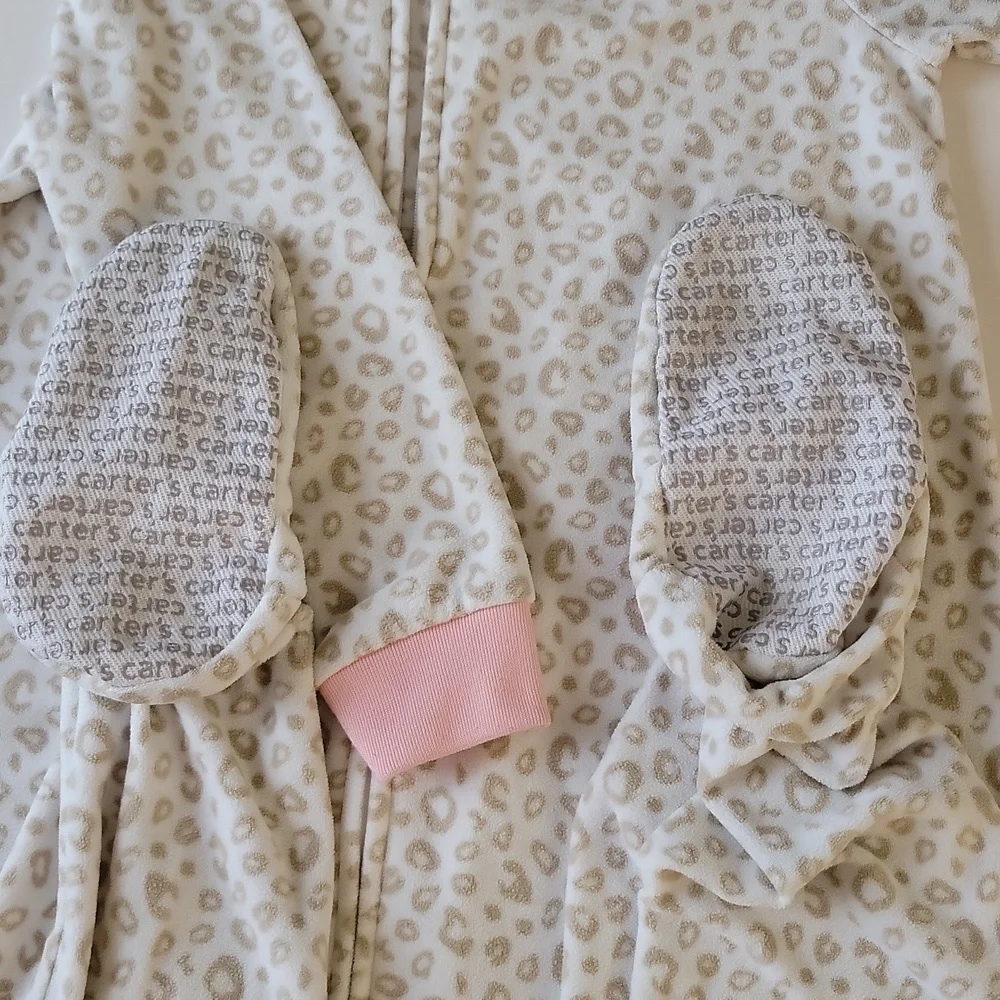 Carter’s Toddler Footed Pajamas Fleece One‑Piece Sleeper Size 4T